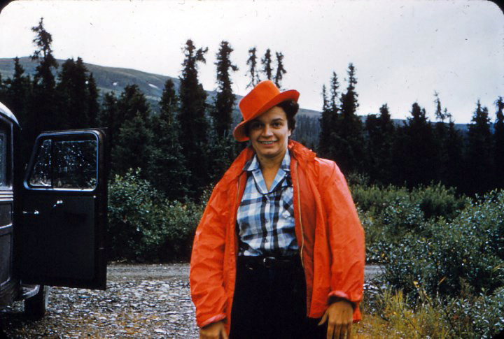 Ruth Schmidt, Willow Creek Road, Alaska. 