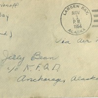 Leroy Larionoff letter, November 26, 1954