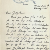 Letter written on behalf of Howard Fancher