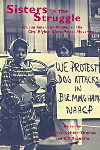 Cover of book depicting two Black women, one holding a protest sign